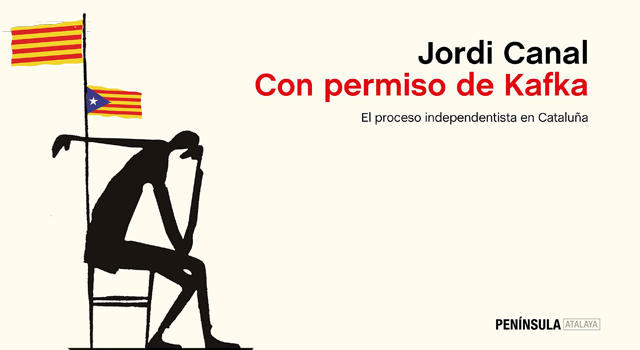 Jordi Canal presenta en la librería Cálamo de Zaragoza, Con permiso de Kafka. El proceso independentista en Cataluña